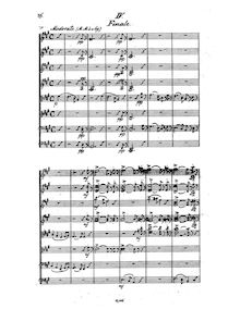 Partition IV.Finale: Moderato, Octet, Op.3, Svendsen, Johan