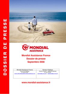 Dossier de presse Mondial Assistance France 2008