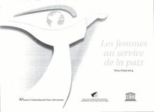 International Seminar on Women in the Service of Peace; Les Femmes ...