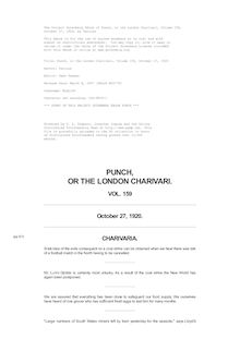 Punch, or the London Charivari, Volume 159, October 27, 1920