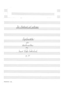 Partition complète, Der Heiland ist geboren – Orgelpartita für Weihnachten, Op.50