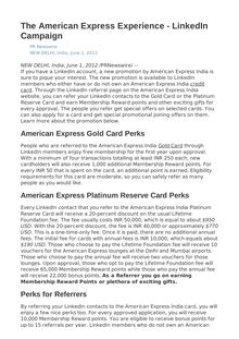 The American Express Experience - LinkedIn Campaign