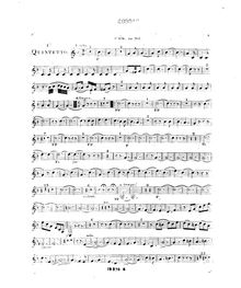 Partition cor (en G, F), vent quintette, Reicha, Anton