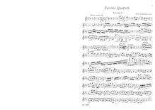 Partition parties complètes, corde quatuor No.2, Op.14, Stenhammar, Wilhelm