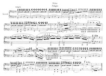 Partition , Adagio en A♭ major, 6 pièces, 6 Pièces, Weber, Carl Maria von