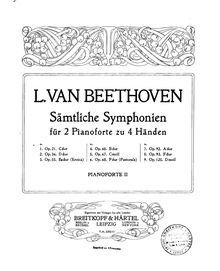 Partition Piano 2, Symphony No.7, A major, Beethoven, Ludwig van