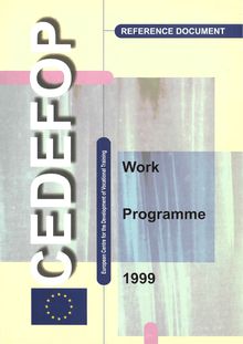 Cedefop work programme 1999