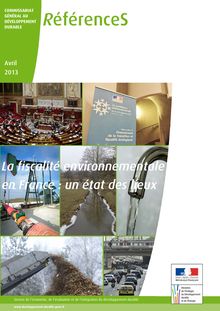La fiscalité environnementale en France : un état des lieux.