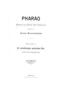 Partition complète, Pharao, Rauchenecker, Georg Wilhelm