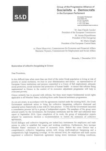 Grèce droits fondamentaux - Echange lettre PE EC