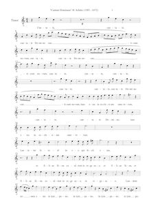 Partition ténor , partie [G2 clef], Cantiones Sacrae. Op.4, Schütz, Heinrich
