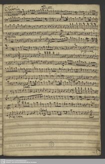 Partition violoncelles / Basses, Symphony en C major, C major, Rosetti, Antonio