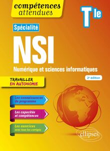 Spécialité NSI - Numérique et sciences informatiques - Terminale