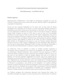 L'IDENTITÉ DES PACHTOUNES D'AFGHANISTAN David Bensoussan  Les ...