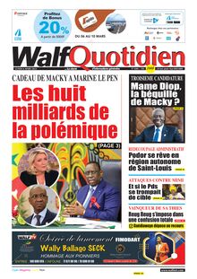 Walf Quotidien N° 9284 - Du lundi 6 mars 2023