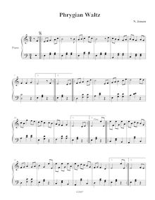 Partition complète, Phrygian Waltz, E minor (phygian), Jensen, Nathan