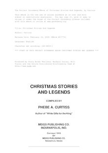 Christmas Stories And Legends
