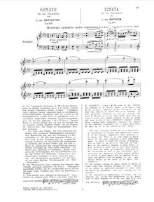 Partition complète (Cotta Complete Edition), Piano Sonata No.31
