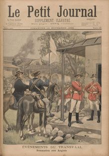 LE PETIT JOURNAL SUPPLEMENT ILLUSTRE  N° 469 du 12 novembre 1899