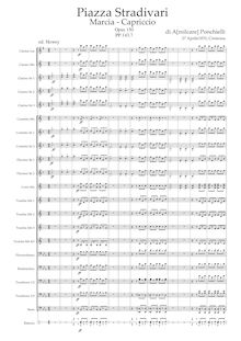 Partition complète (original orchestration), Piazza Stradivari, Op.150