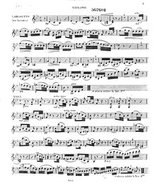 Partition violon, Andante avec Variations, Andante mit Variationen für Pianoforte, Violine, Viola und Violoncell in B dur ; Andante avec variations: pour le piano-forte, violon, alto et violoncelle