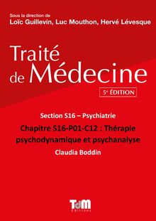 Thérapie psychodynamique et psychanalyse