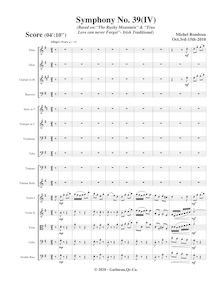 Partition I, Allegro vivace, Symphony No.39  Irish Green , G major
