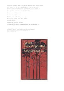 At the Time Appointed