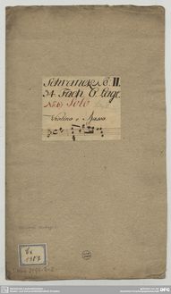 Partition complète, violon Sonata en G minor, So 33, G minor, Albinoni, Tomaso