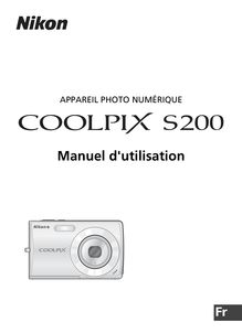 Notice Appareil Photo numériques Nikon  COOLPIX S200