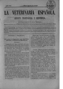 La veterinaria española, n. 217 (1863)