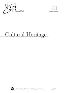 Vips Press Pack Cultural Heritage. July 1999