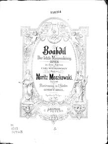 Partition Segment 1, Boabdil, Op.49, Boabdil der letzte Maurenkönig
