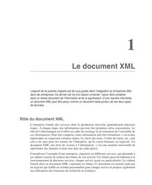 XML Cours et exercices