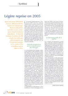 AntianÉco 66 - Année économique et sociale 2005 en Guadeloupe