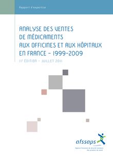 Analyse des ventes de médicaments aux officines et aux hopitaux en France données 1999-2009