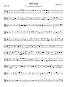 Partition viole de gambe aigue 2, aigu clef, madrigaux - Set 2, Wilbye, John