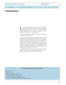 Histologie et histo-physiologie de la peau et de ses annexes - Introduction