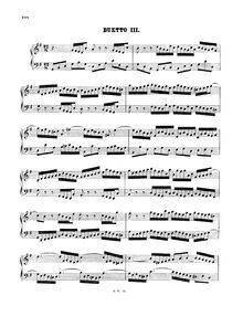 Partition No.3 en G major, BWV 804, 4 Duettos, Bach, Johann Sebastian