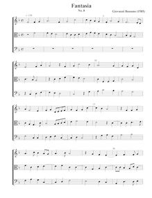 Partition Fantasia No.6 – partition complète, Fantasie per cantar et sonar con ogni sorte d’istrumenti