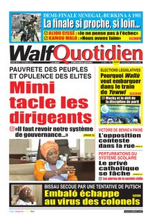 Walf Quotidien n°8957 - du mercredi 2 février 2022