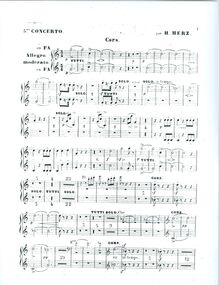 Partition cor 1/2, Piano Concerto No.5, Cinquième concertoo pour le piano