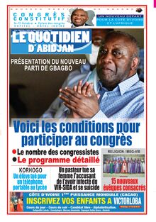 Le Quotidien d’Abidjan n°4037 - du mercredi 13 octobre 2021