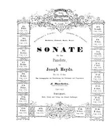 Partition complète, Piano Sonata No.39 en G major, Haydn, Joseph