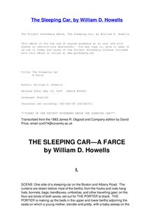 The Sleeping-Car, a farce