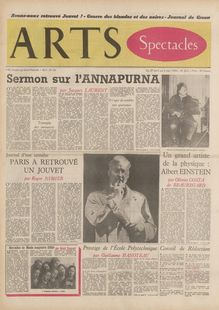 ARTS N° 513 du 27 avril 1955