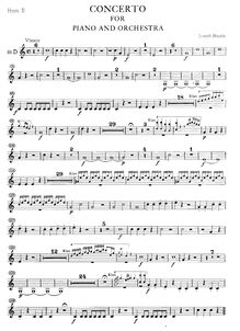 Partition cor 2 (D), Piano Concerto en D, Haydn, Joseph