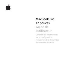 MacBook Pro 17 pouces : Guide de l’utilisateur