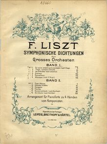 Partition complète, Tasso: Lamento e Trionfo, Symphonic Poem No.2 par Franz Liszt