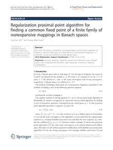 Regularization proximal point algorithm for finding a common fixed point of a finite family of nonexpansive mappings in Banach spaces